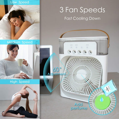 Ventilador enfriador con hielo