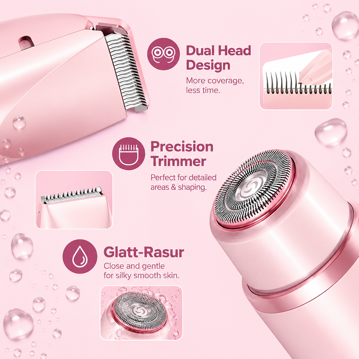 Double Head Electric Shaver