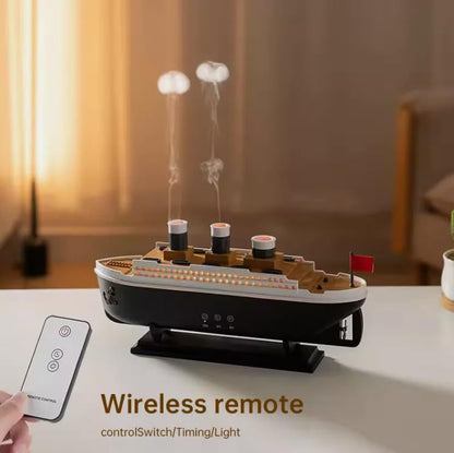 Humidificador con forma de barco Titanic